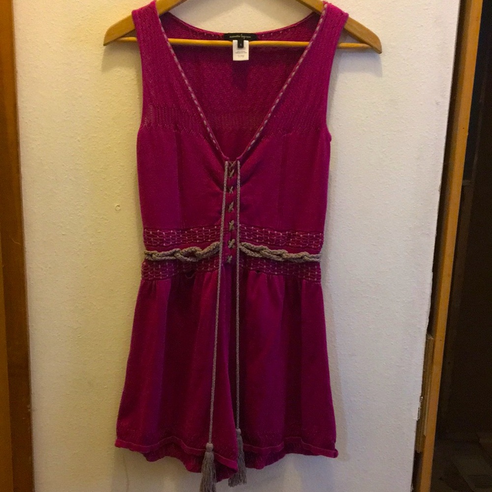 Nanette Lepore Sweater Romper tank